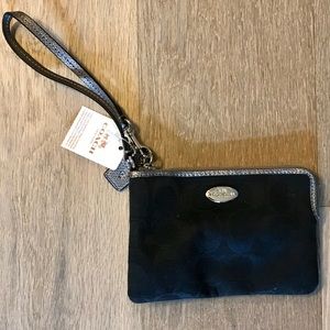 Coach Black Wristlet